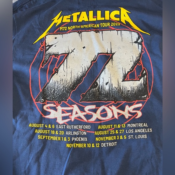 Metallica, Delta Dark Blue Graphic Tee - Picture 4 of 4